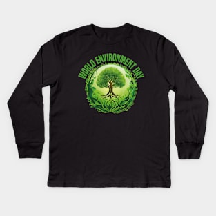 World Environment Day 2024 Kids Long Sleeve T-Shirt